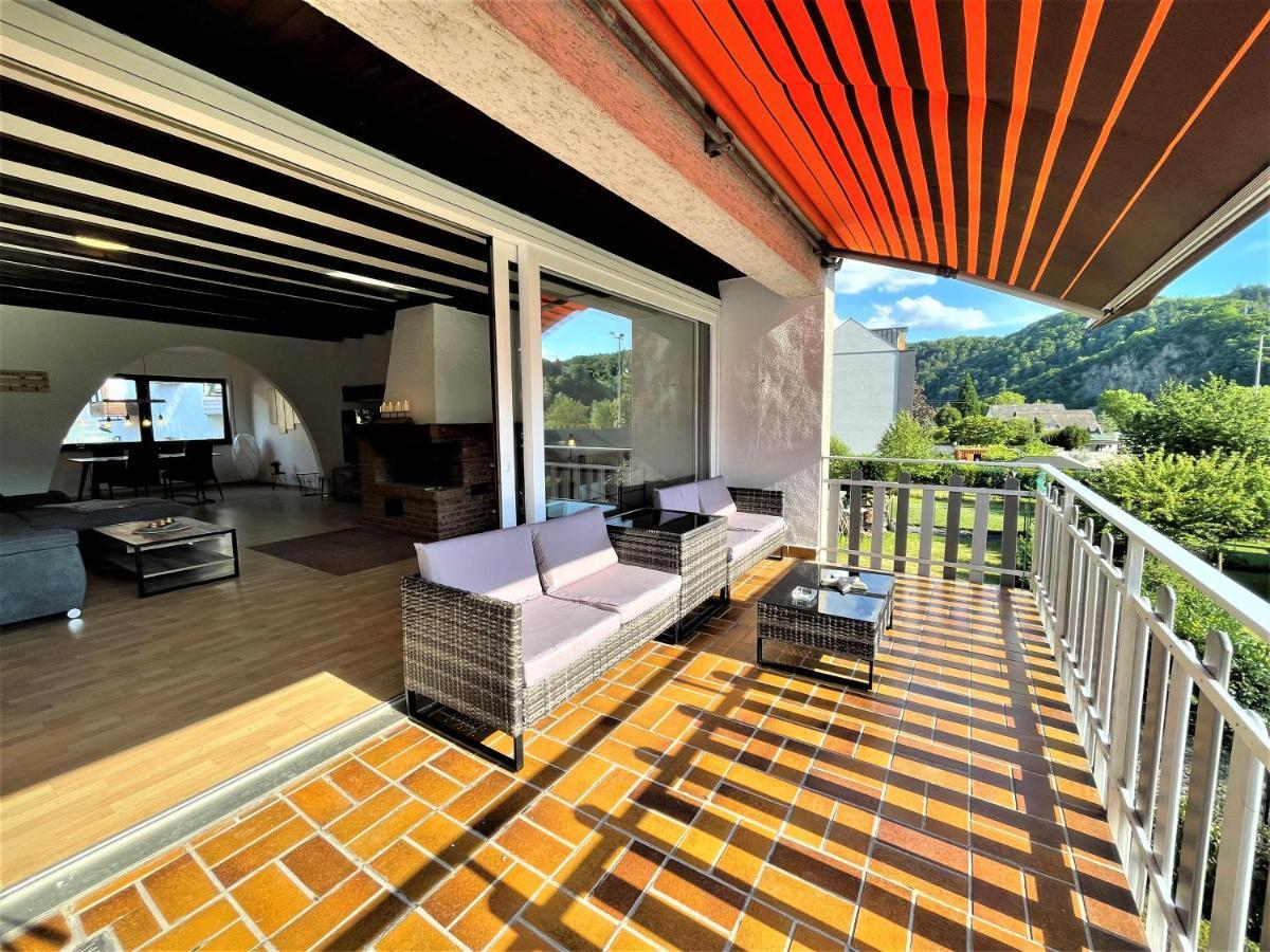 Apartmán Traumaussicht Kamin Balkon Burgblick 65 Zoll Tv Netflix Sky Joyn Lindenplatz Bullay Exteriér fotografie
